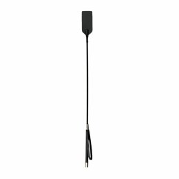 Ouch! Skorzany Bat Czarny z Metalowymi Elementami 45 cm