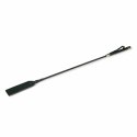Ouch! Skorzany Bat Czarny z Metalowymi Elementami 45 cm