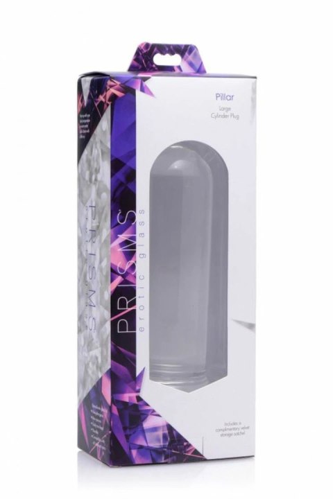 XR Brands Pillar Large Cylinder Plug szklany anatomiczny 18,5 cm XR Brands Pillar Large Cylinder Plug szklany anatomiczny 18,5 cm