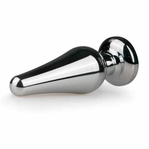 Rimba Aluminium Plug z Kryształem - Model Srebrny, Rozmiar S Rimba Aluminium Plug z Kryształem - Model Srebrny, Rozmiar S