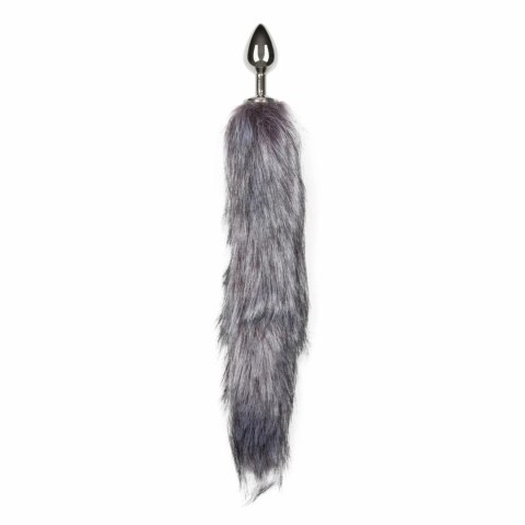 Rimba Aluminium Plug z Syntetycznym Lisim Ogonem, Srebrny, 40 cm Rimba Aluminium Plug z Syntetycznym Lisim Ogonem, Srebrny, 40 cm
