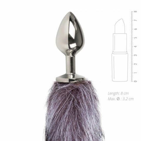 Rimba Aluminium Plug z Syntetycznym Lisim Ogonem, Srebrny, 40 cm Rimba Aluminium Plug z Syntetycznym Lisim Ogonem, Srebrny, 40 cm