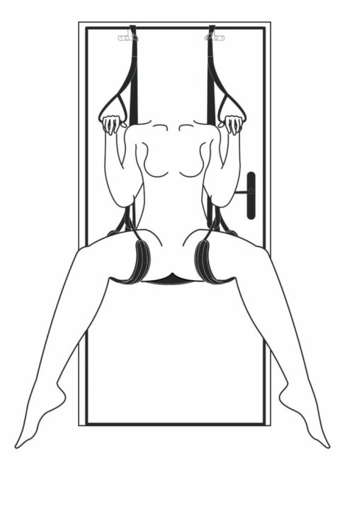 SINNER GEAR Leg & Bum Support Door Swing - Regulowana huśtawka do drzwi 150 kg SINNER GEAR Leg & Bum Support Door Swing - Regulowana huśtawka do drzwi 150 kg