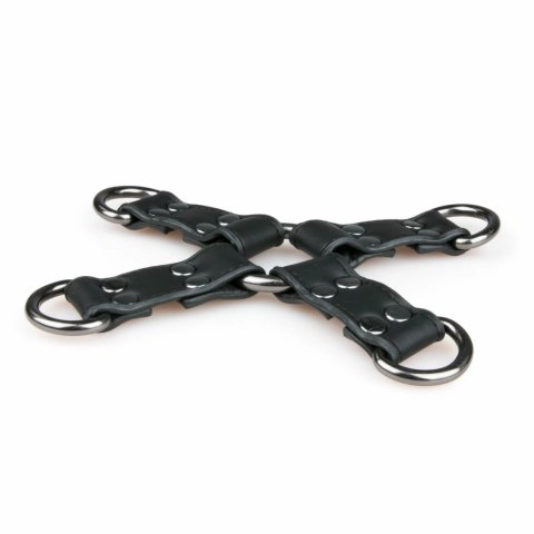 SINNER GEAR Skorzany System Wiązań Black Leather Hogtie Black SINNER GEAR Skorzany System Wiązań Black Leather Hogtie Black