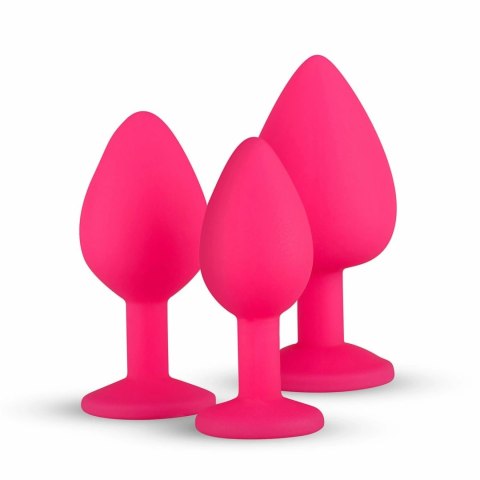 Satisfyer Zestaw Anatomicznych Korkow Silikonowych z Kryształem Rożowy 3 szt. Satisfyer Zestaw Anatomicznych Korkow Silikonowych z Kryształem Rożowy 3 szt.