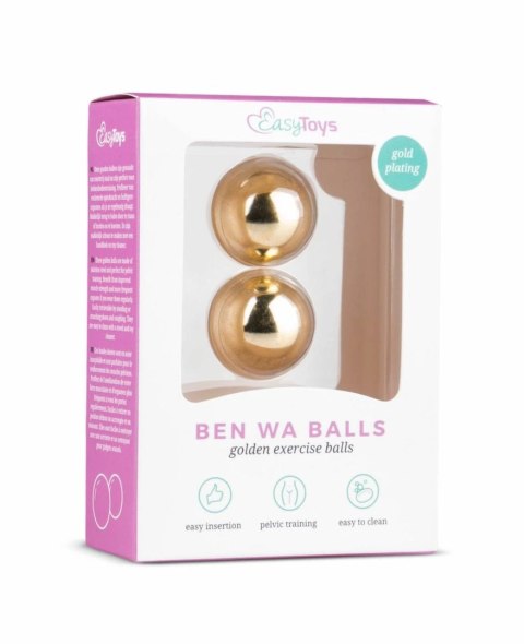 Shots Media kulki treningowe Gold 25mm metaliczne do ćwiczeń mięśni Shots Media kulki treningowe Gold 25mm metaliczne do ćwiczeń mięśni