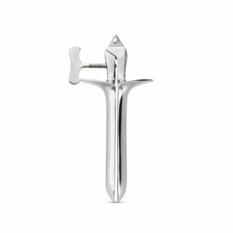Sinner Gear Collins - stalowy wziernik ginekologiczny, regulowany, srebrny Sinner Gear Collins - stalowy wziernik ginekologiczny, regulowany, srebrny
