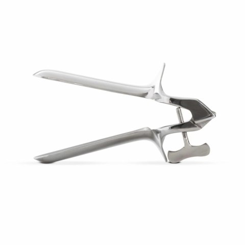 Sinner Gear Collins - stalowy wziernik ginekologiczny, regulowany, srebrny Sinner Gear Collins - stalowy wziernik ginekologiczny, regulowany, srebrny