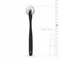 Sinner Gear Czarny Wartenberg Wheel 3-kołowy - precyzyjny model z trzema rolkami