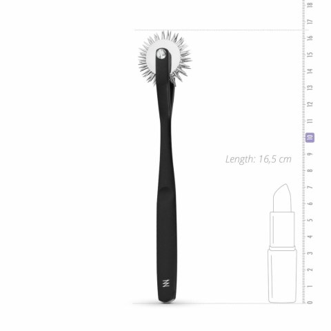 Sinner Gear Czarny Wartenberg Wheel 3-kołowy - precyzyjny model z trzema rolkami Sinner Gear Czarny Wartenberg Wheel 3-kołowy - precyzyjny model z trzema rolkami