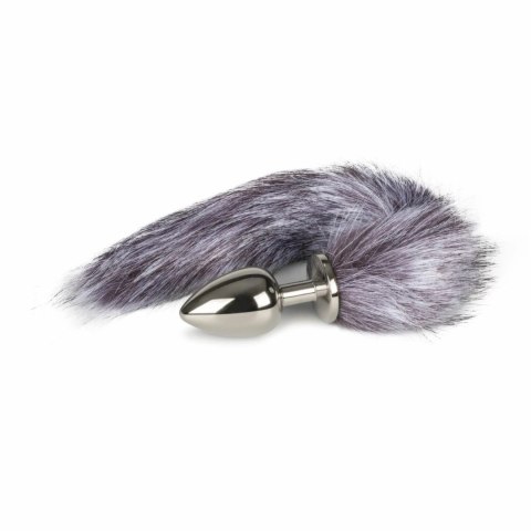 Sinner Gear Fox Tail Aluminium - model z futrzanym ogonem, srebrny Sinner Gear Fox Tail Aluminium - model z futrzanym ogonem, srebrny