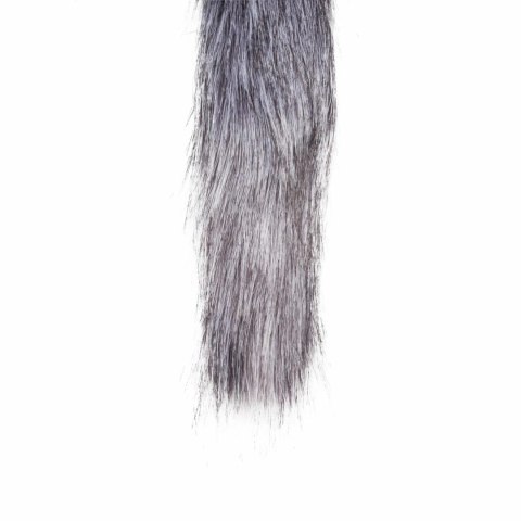Sinner Gear Fox Tail Aluminium - model z futrzanym ogonem, srebrny Sinner Gear Fox Tail Aluminium - model z futrzanym ogonem, srebrny