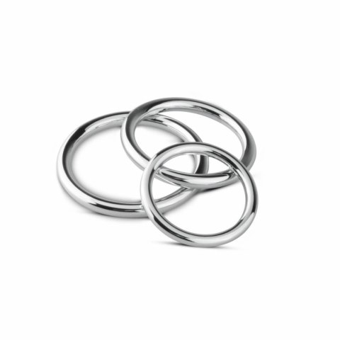 Sinner Gear Zestaw Metalowych Pierścieni Anatomicznych 3 Rozmiary Sinner Gear Zestaw Metalowych Pierścieni Anatomicznych 3 Rozmiary