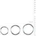 Sinner Gear Zestaw Metalowych Pierścieni Anatomicznych 3 Rozmiary