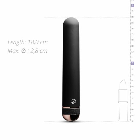 Supreme Vibe Black - elegancki model z 10 trybami wibracji, kompaktowy Supreme Vibe Black - elegancki model z 10 trybami wibracji, kompaktowy