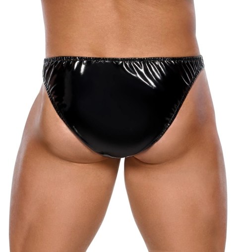 Black Level Slipy Męskie Winylowe Błyszczące Czarne 2XL Black Level Slipy Męskie Winylowe Błyszczące Czarne 2XL