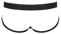 Black Level Winylowe Slipy Elastyczne Czarne 2XL z Odkrytym Tyłem