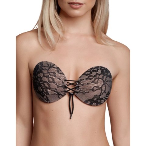 Bye Bra Round Lace-it D - Samoprzylepny biustonosz z haftem, bez ramiączek Bye Bra Round Lace-it D - Samoprzylepny biustonosz z haftem, bez ramiączek