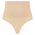 Bye Bra Stringi Bezszwowe Modelujące Beżowe XL Wysoki Stan