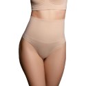 Bye Bra Stringi Bezszwowe Modelujące Beżowe XL Wysoki Stan