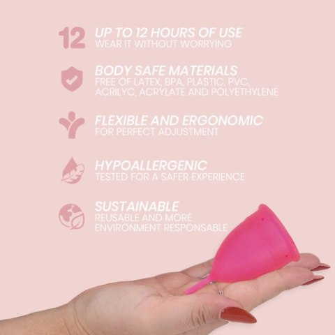 Intimichic Kubeczek Menstruacyjny Medyczny Silikon Rozmiar L Intimichic Kubeczek Menstruacyjny Medyczny Silikon Rozmiar L
