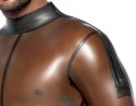 LateX Kombinezon Męski Długi Przezroczysty Dymny S Latex 0.4mm