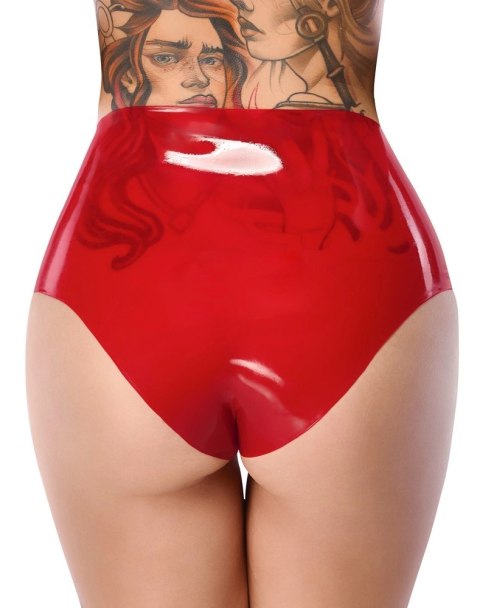 LateX Majtki Lateksowe Czerwone z Elementem Zewnętrznym 15 cm S LateX Majtki Lateksowe Czerwone z Elementem Zewnętrznym 15 cm S