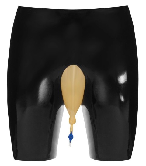 LateX Spodenki kolarskie czarne z wkładką i zaworem, rozmiar S LateX Spodenki kolarskie czarne z wkładką i zaworem, rozmiar S
