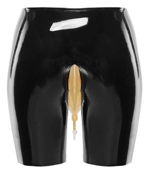 LateX Spodenki kolarskie czarne z wkładką i zaworem, rozmiar S LateX Spodenki kolarskie czarne z wkładką i zaworem, rozmiar S