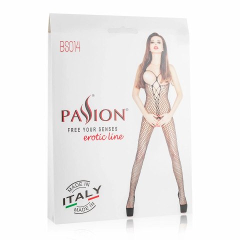 Lolitta Net Catsuit Black z Odsłoniętym Biustem i Koronką Lolitta Net Catsuit Black z Odsłoniętym Biustem i Koronką