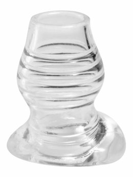 Master Series Cock Dock Tunnel Przezroczysty korek anatomiczny TPE 11cm