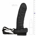 Size Matters Hollow Silicone System z Regulowanymi Pasami Czarny 15 cm