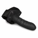 Size Matters Hollow Silicone System z Regulowanymi Pasami Czarny 15 cm