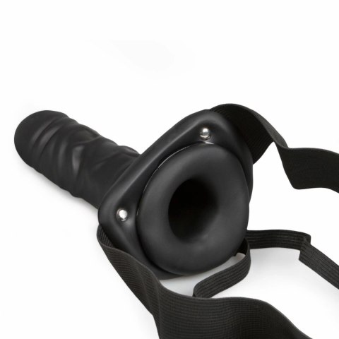 Size Matters Hollow Silicone System z Regulowanymi Pasami Czarny 15 cm Size Matters Hollow Silicone System z Regulowanymi Pasami Czarny 15 cm