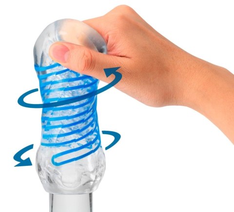 Tenga Spinner Deluxe 01 Drops - innowacyjna maszyna intymna, spiralna struktura Tenga Spinner Deluxe 01 Drops - innowacyjna maszyna intymna, spiralna struktura