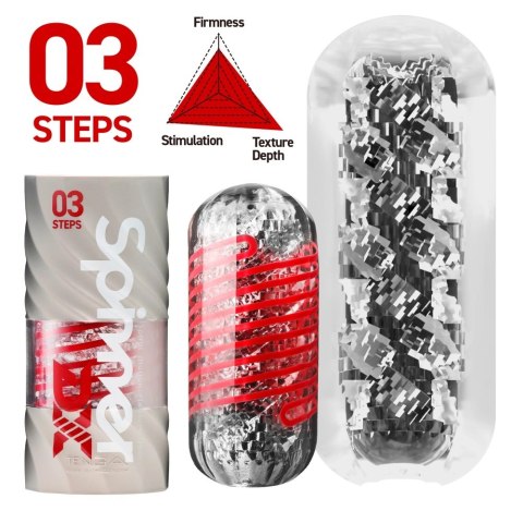 Tenga Spinner Deluxe 03 Steps - Maszyna Intymna ze Spiralnym Mechanizmem, 14 cm Tenga Spinner Deluxe 03 Steps - Maszyna Intymna ze Spiralnym Mechanizmem, 14 cm