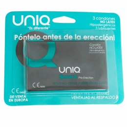 Uniq Przederekcyjne Prezerwatywy Bezlateksowe 3 szt. Karta ULTRALUB