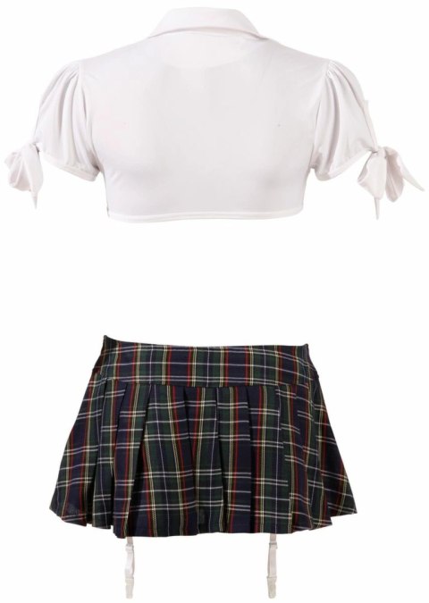 Zado Schoolgirl Set - komplet szkolny z topem i spodnicą, rozmiar uniwersalny Zado Schoolgirl Set - komplet szkolny z topem i spodnicą, rozmiar uniwersalny