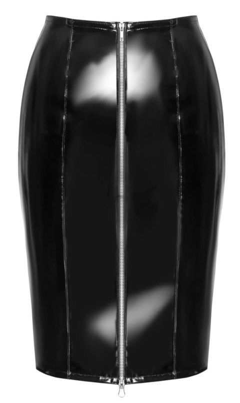 Black Level Spodnica Winylowa Czarna L z Dwukierunkowym Zamkiem Black Level Spodnica Winylowa Czarna L z Dwukierunkowym Zamkiem