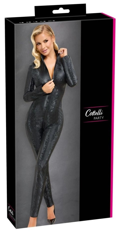 Cottelli PARTY Kombinezon Długi Skora Węża Szary 2XL Cottelli PARTY Kombinezon Długi Skora Węża Szary 2XL