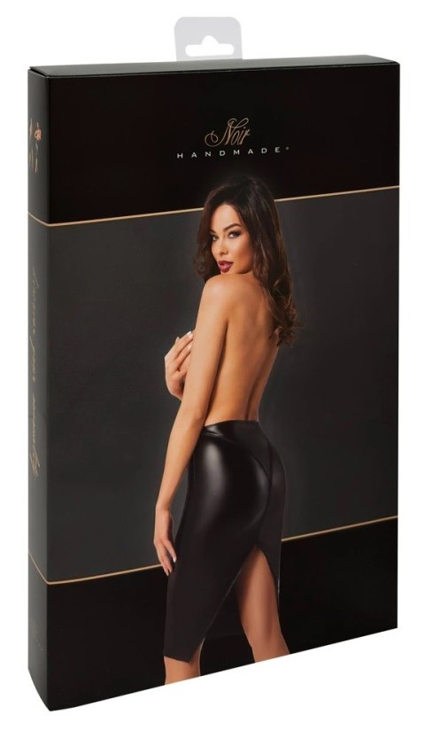Noir Orgia Exclusive spodnica dopasowana czarna XL z zamkiem Noir Orgia Exclusive spodnica dopasowana czarna XL z zamkiem