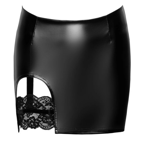 Noir Orgia Mini Spodnica Czarna z Koronką, Rozmiar L Noir Orgia Mini Spodnica Czarna z Koronką, Rozmiar L