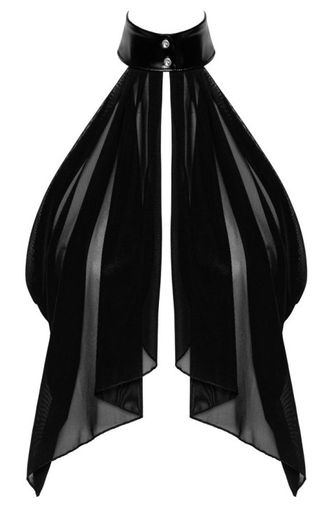 Noir Orgia Top z Tiulu Czarny L Zwiewny Asymetryczny Halterneck Noir Orgia Top z Tiulu Czarny L Zwiewny Asymetryczny Halterneck