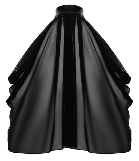 Noir Orgia Top z Tiulu Czarny L Zwiewny Asymetryczny Halterneck Noir Orgia Top z Tiulu Czarny L Zwiewny Asymetryczny Halterneck