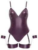 Cottelli Collection Body Bondage XL fioletowe z kajdankami i mankietami
