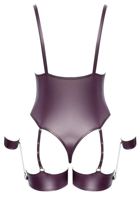 Cottelli Collection Body Bondage XL fioletowe z kajdankami i mankietami Cottelli Collection Body Bondage XL fioletowe z kajdankami i mankietami