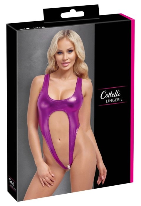 Cottelli Lingerie Body Metaliczny Roż S/M Elastyczny Minimalistyczny Cottelli Lingerie Body Metaliczny Roż S/M Elastyczny Minimalistyczny