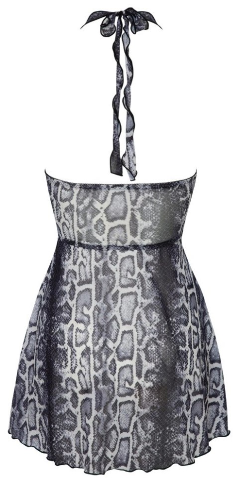 Cottelli Lingerie Sukienka Mini Skora Węża Połprzezroczysta M Cottelli Lingerie Sukienka Mini Skora Węża Połprzezroczysta M