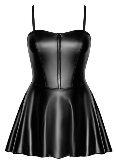 Noir Libido Sukienka Mini Czarna Matowa, Regulowane Ramiączka, Rozmiar M Noir Libido Sukienka Mini Czarna Matowa, Regulowane Ramiączka, Rozmiar M