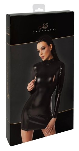 Noir Orgia Exclusive XL sukienka mini z długim rękawem czarna